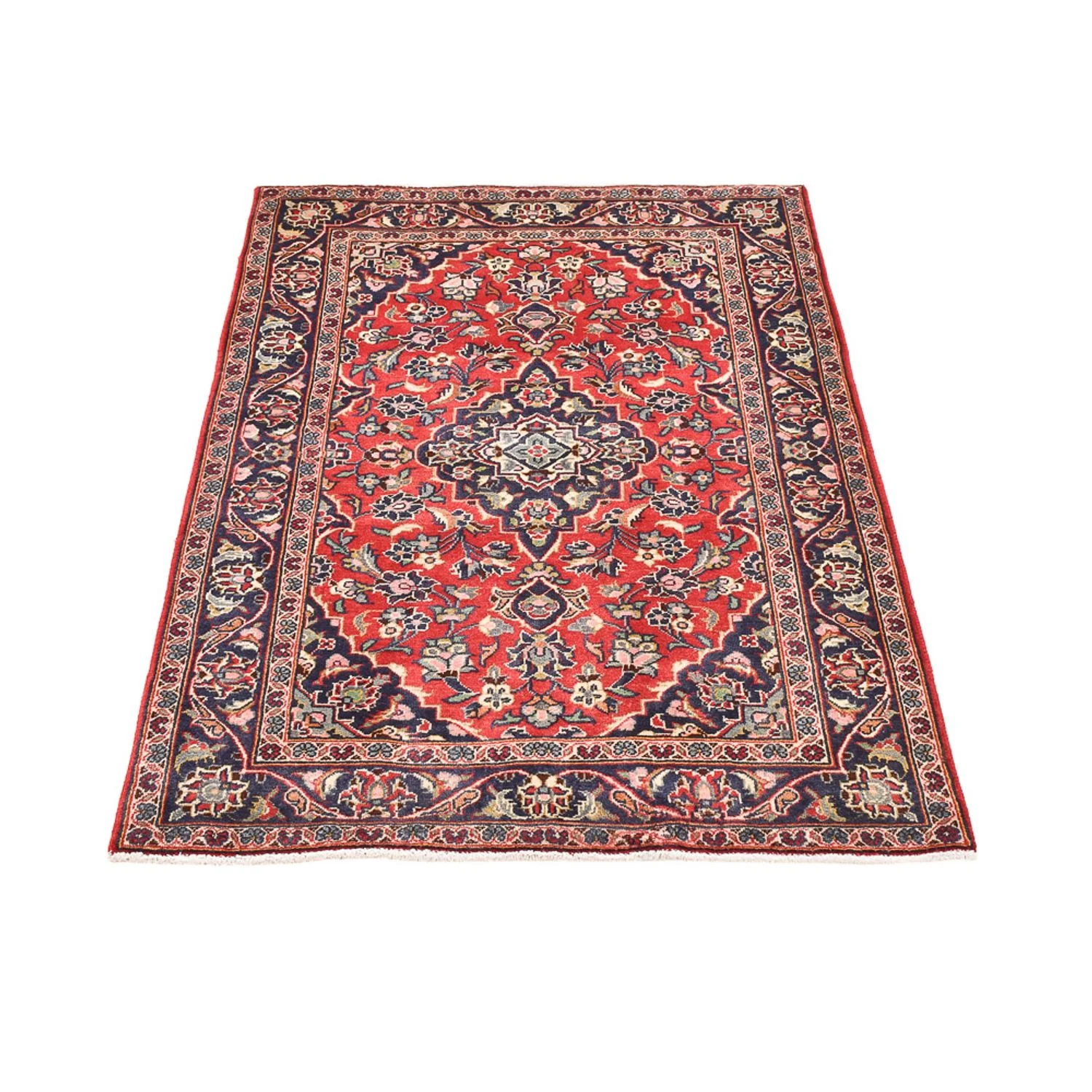 Perserteppich - Keshan - 150 x 97 cm - rot - Image 5