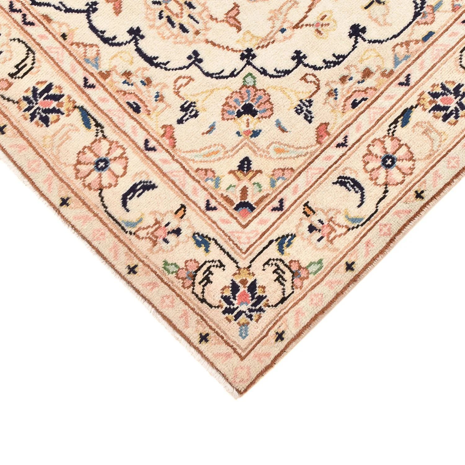 Perserteppich - Keshan - 150 x 98 cm - beige - Image 2