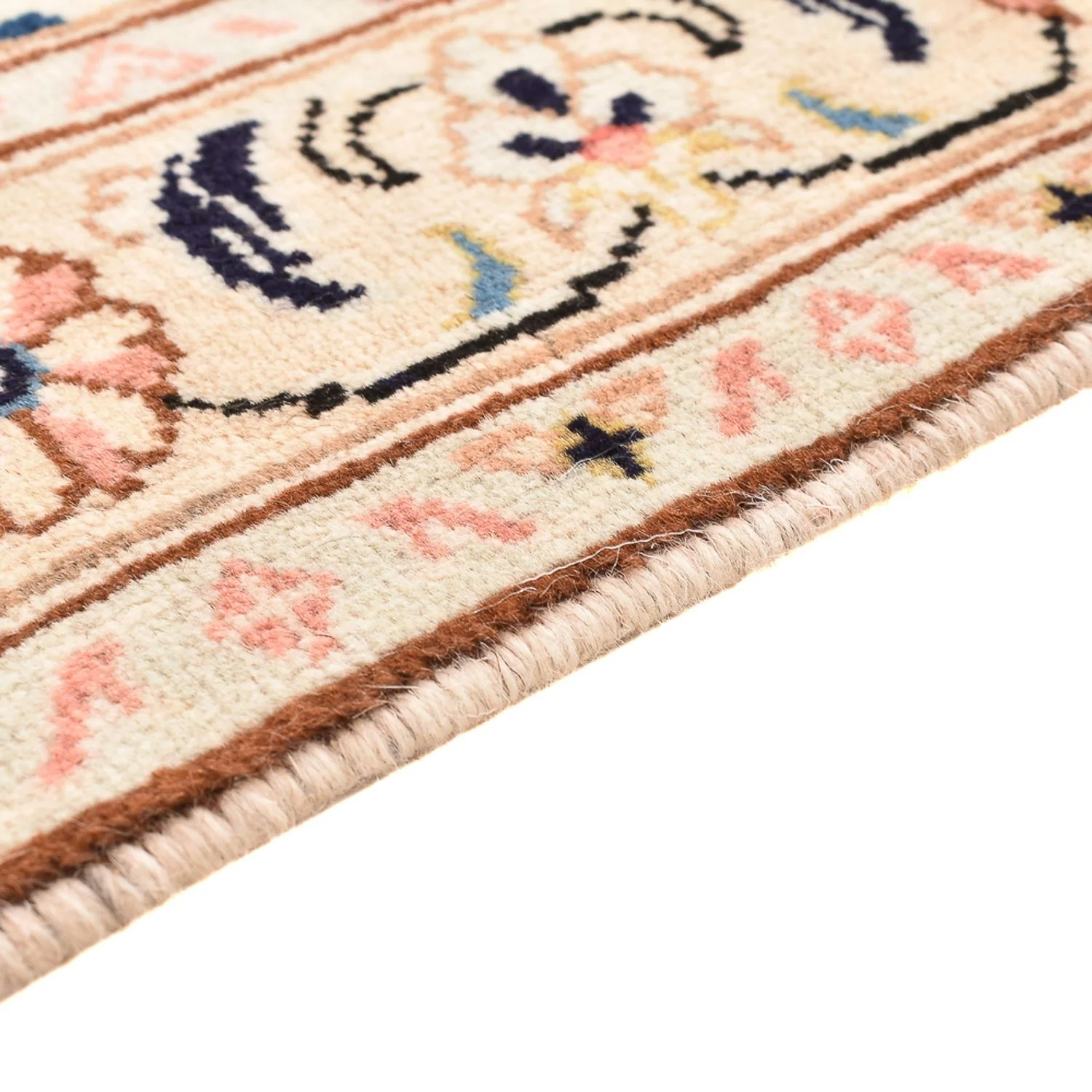 Perserteppich - Keshan - 150 x 98 cm - beige - Image 3