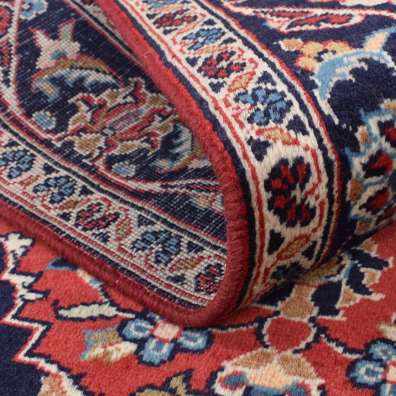 Perserteppich - Keshan - 150 x 98 cm - rot - Image 4
