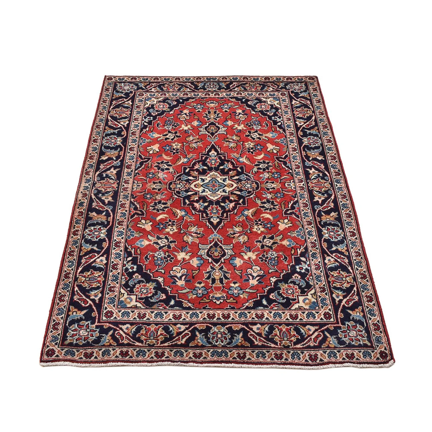 Perserteppich - Keshan - 150 x 98 cm - rot - Image 5