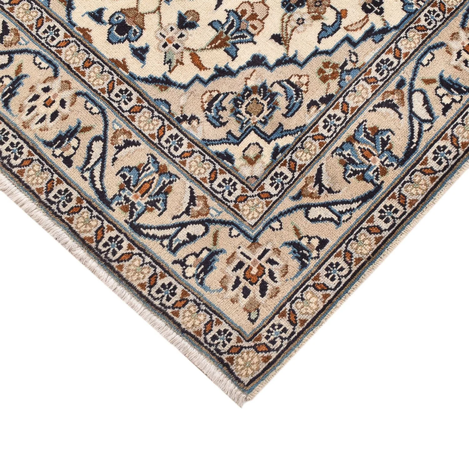 Perserteppich - Keshan - 154 x 96 cm - sand - Image 2