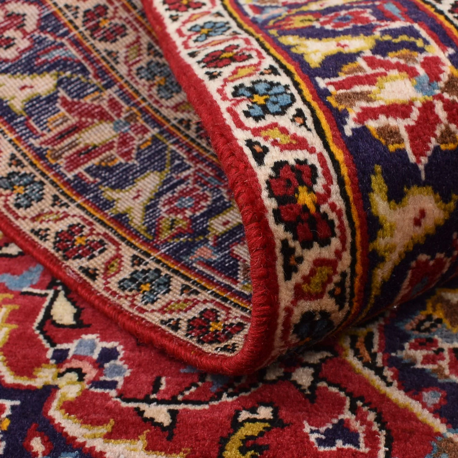 Perserteppich - Keshan - 161 x 97 cm - rot - Image 4