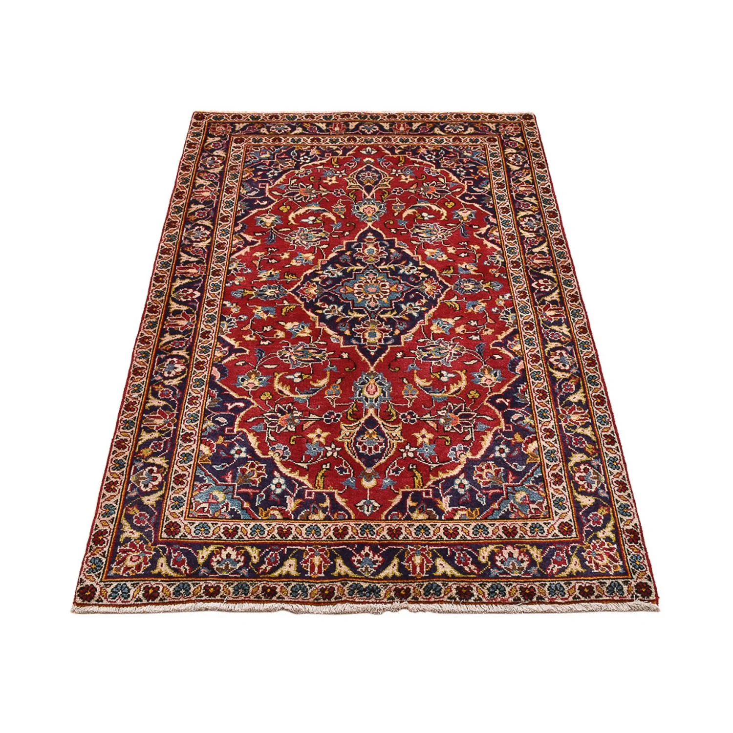 Perserteppich - Keshan - 161 x 97 cm - rot - Image 5