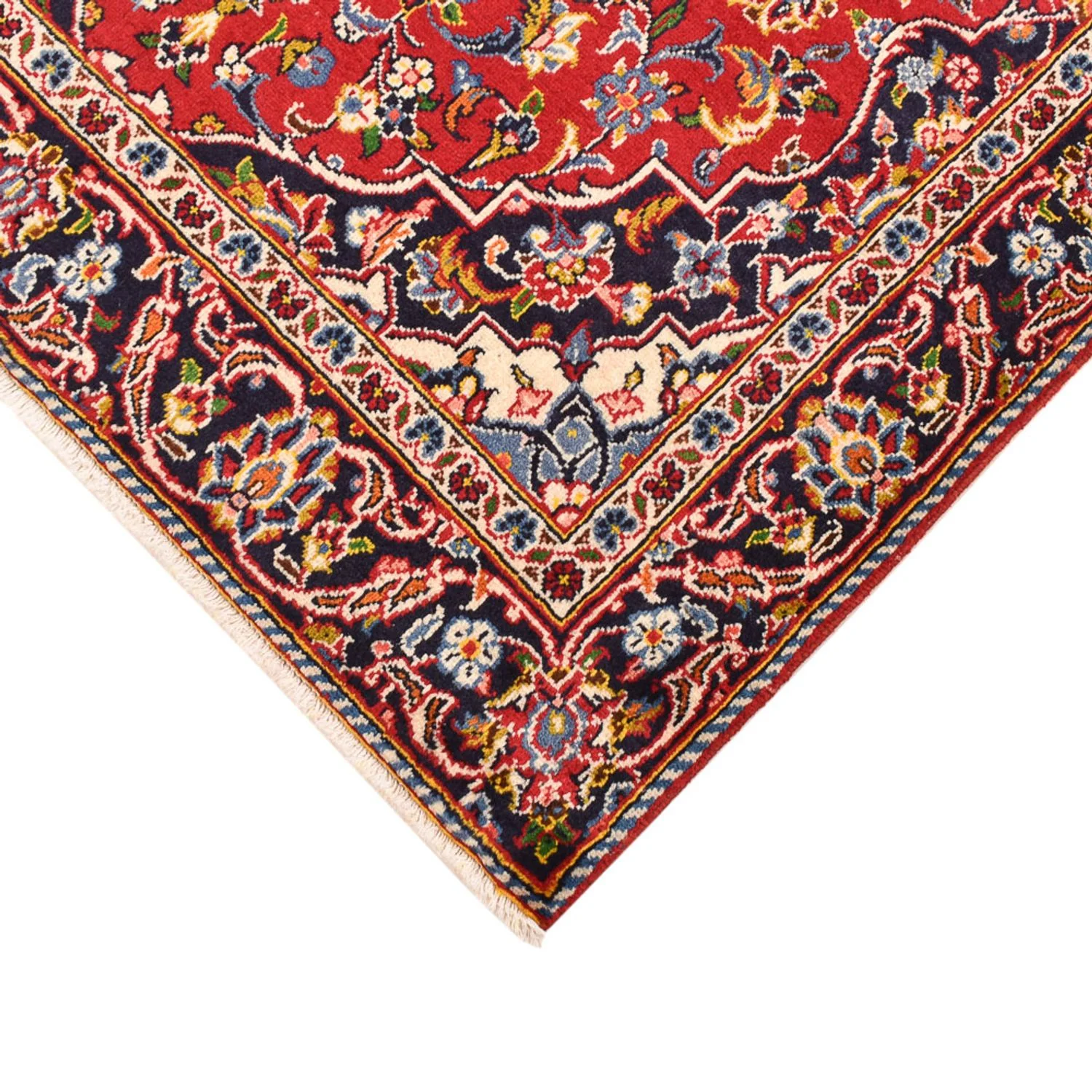 Perserteppich - Keshan - 193 x 117 cm - rot - Image 2