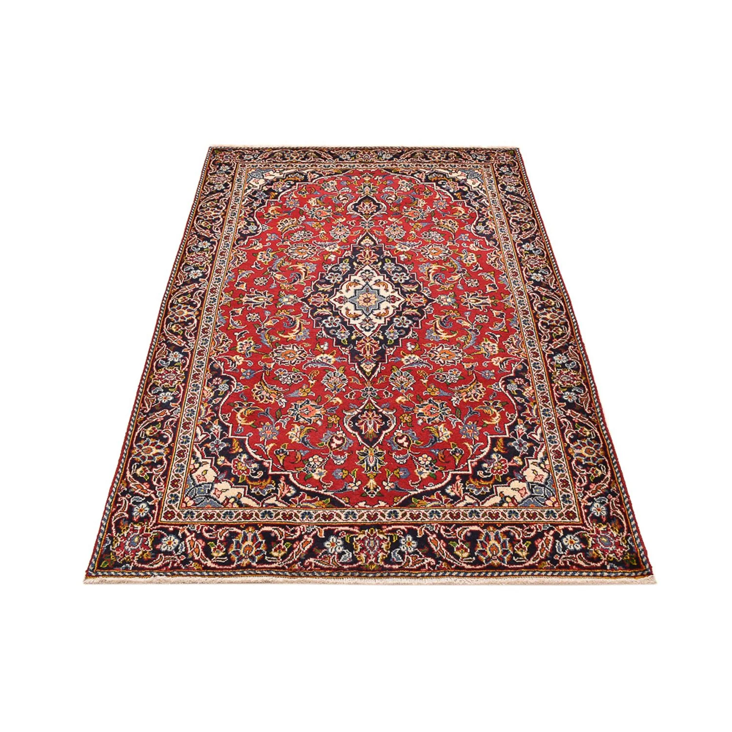Perserteppich - Keshan - 193 x 117 cm - rot - Image 5