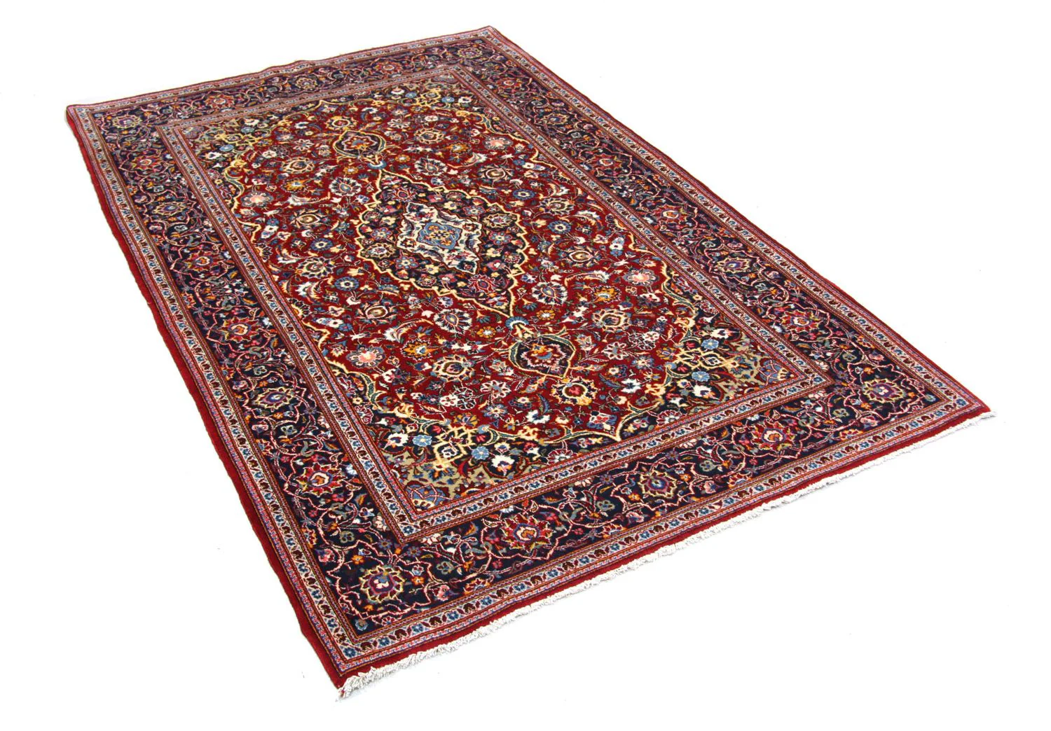 Perserteppich - Keshan 205 x 141 cm - rot - Image 3