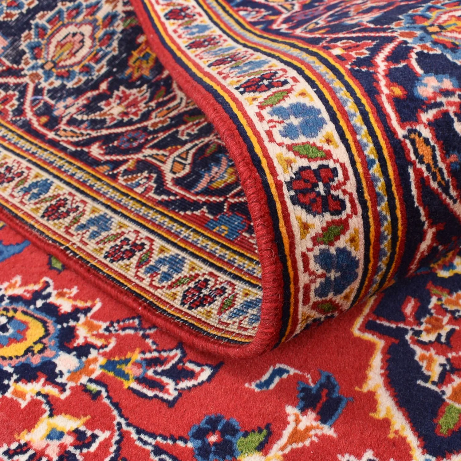 Perserteppich - Keshan - 210 x 152 cm - rot - Image 4