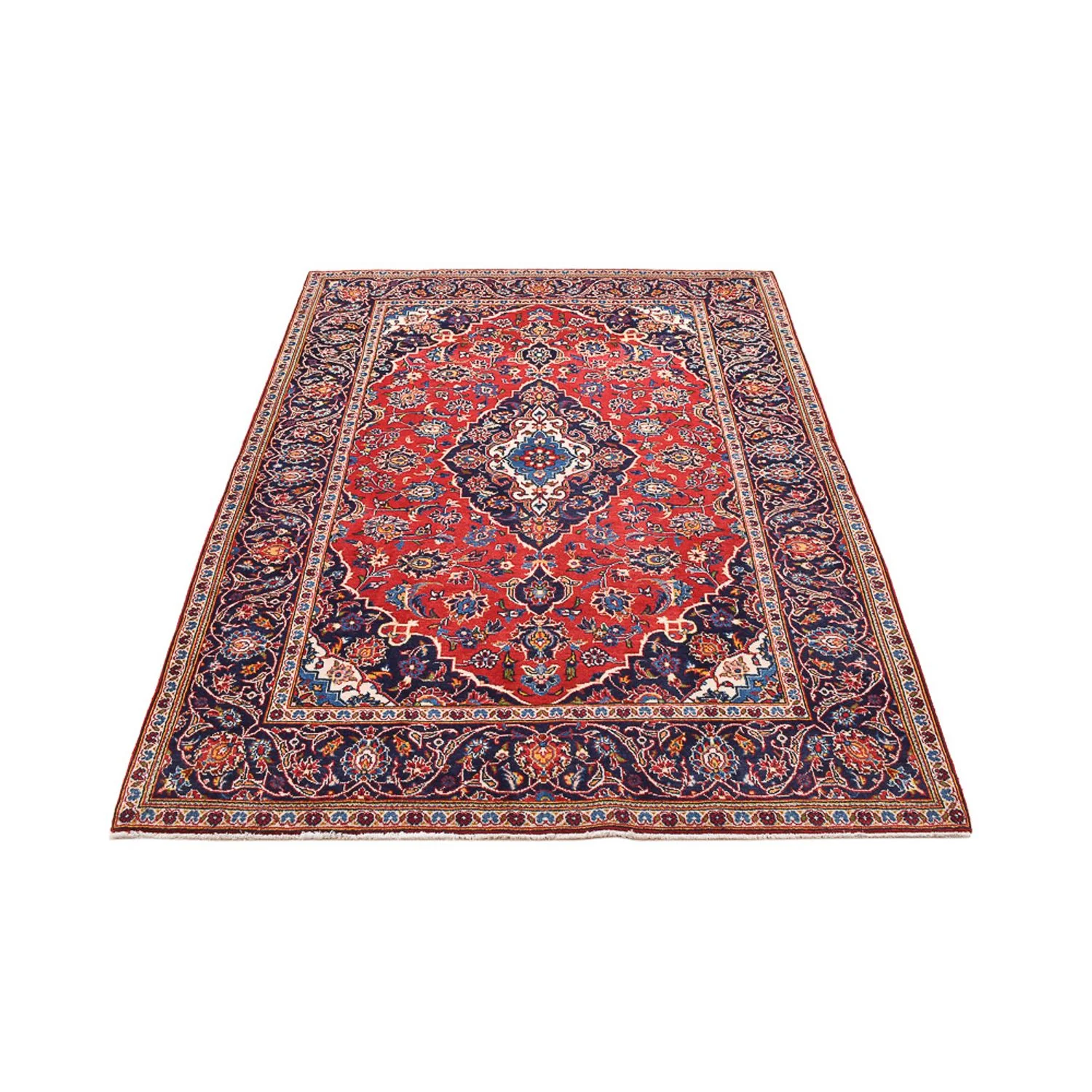 Perserteppich - Keshan - 210 x 152 cm - rot - Image 5