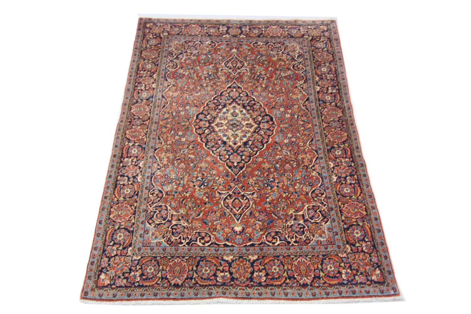Perserteppich - Keshan 212 x 130 cm - braun
