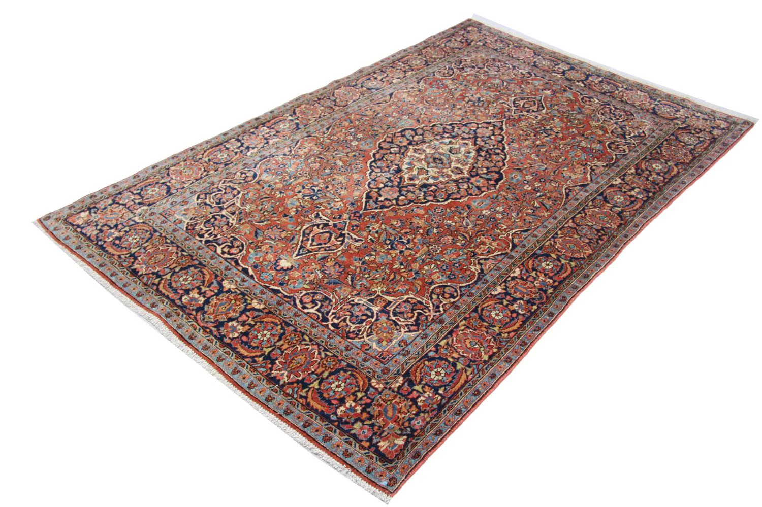 Perserteppich - Keshan 212 x 130 cm - braun - Image 3