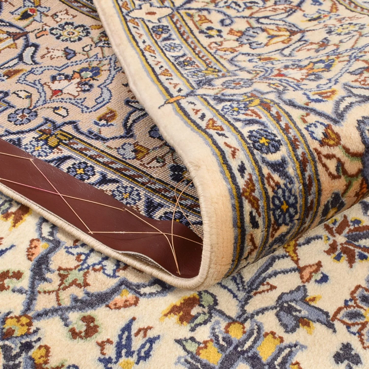 Perserteppich - Keshan - 217 x 138 cm - creme - Image 4