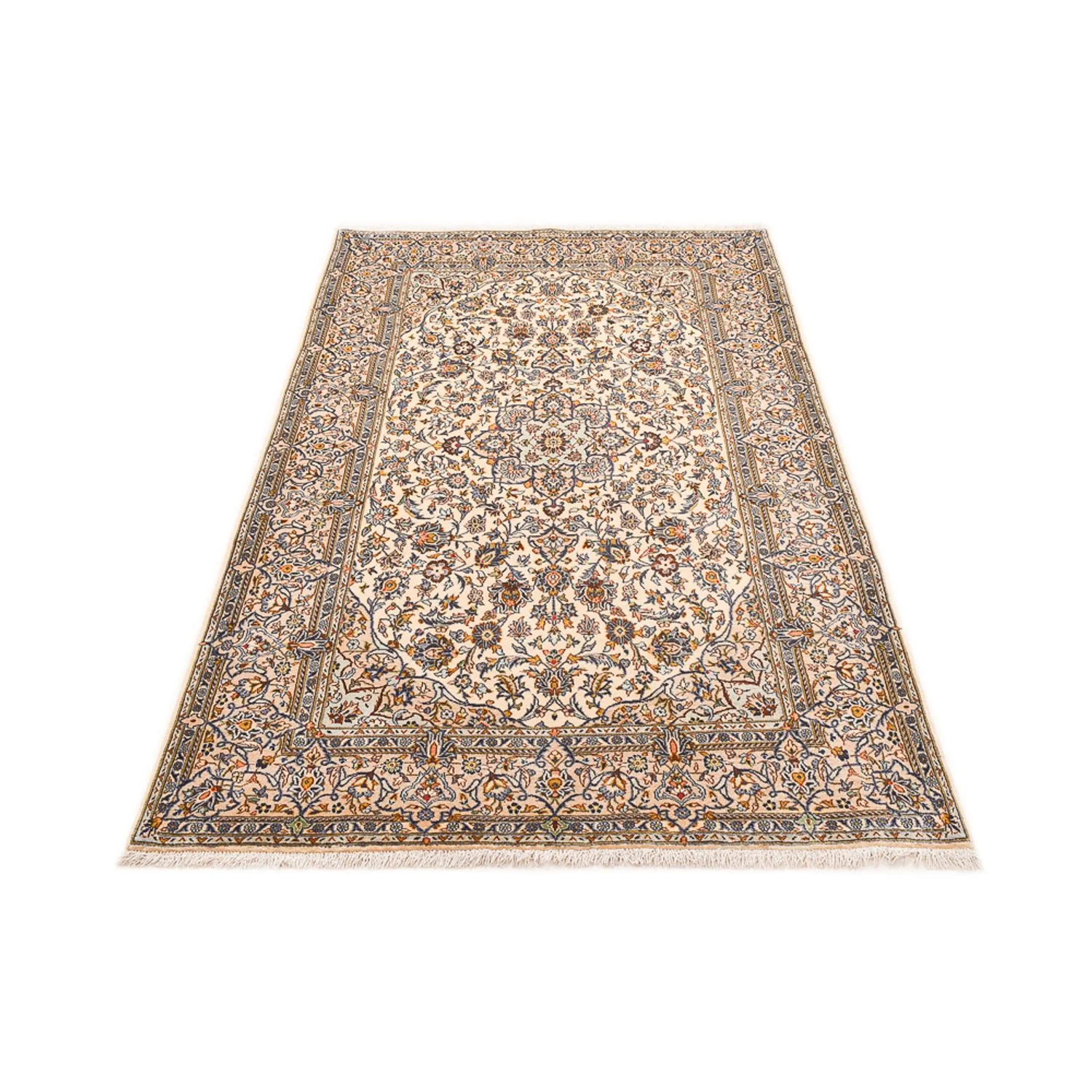 Perserteppich - Keshan - 217 x 138 cm - creme - Image 5