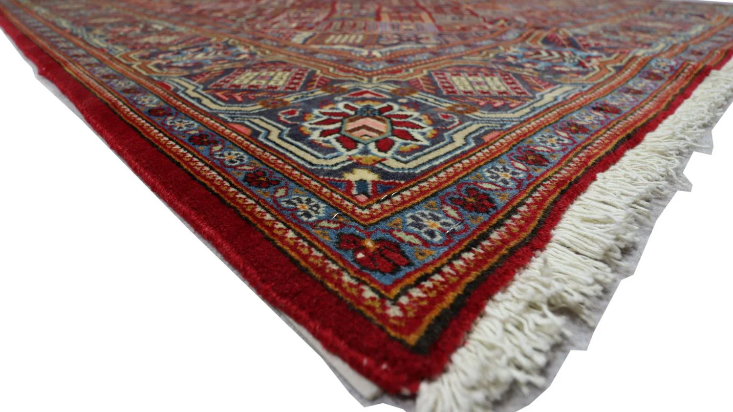 Perserteppich - Keshan 220 x 140 cm - dunkelrot - Image 4
