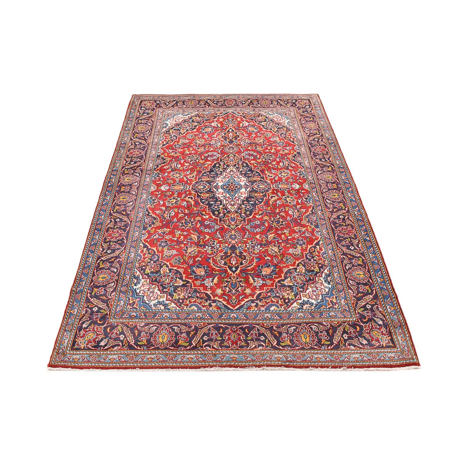 Perserteppich - Keshan - 230 x 142 cm - rot - Image 5