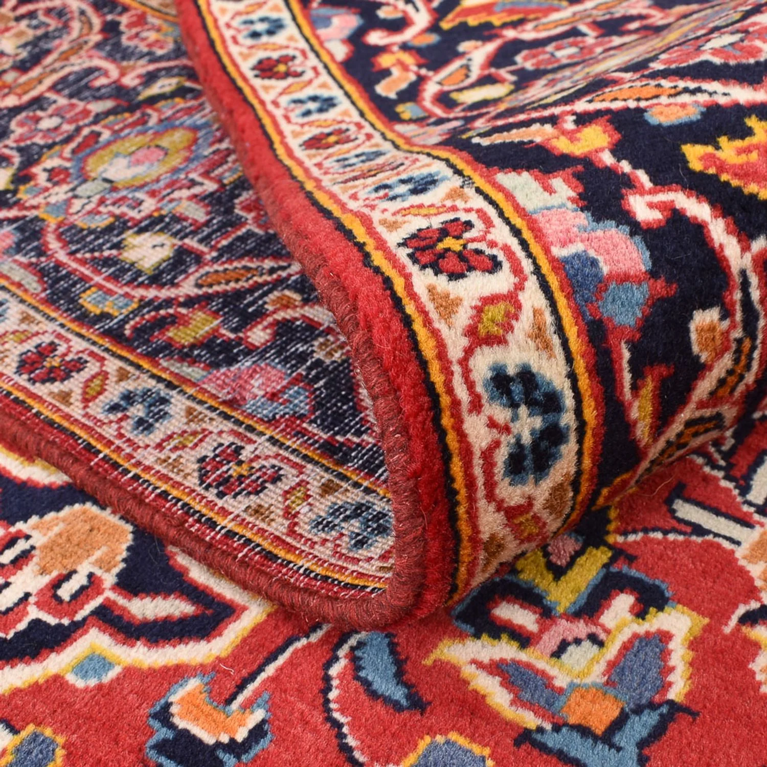 Perserteppich - Keshan - 234 x 147 cm - rot - Image 4
