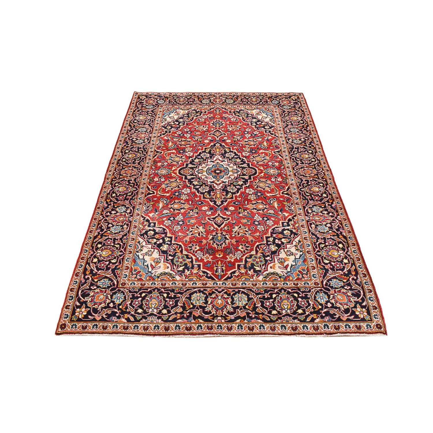 Perserteppich - Keshan - 234 x 147 cm - rot - Image 5