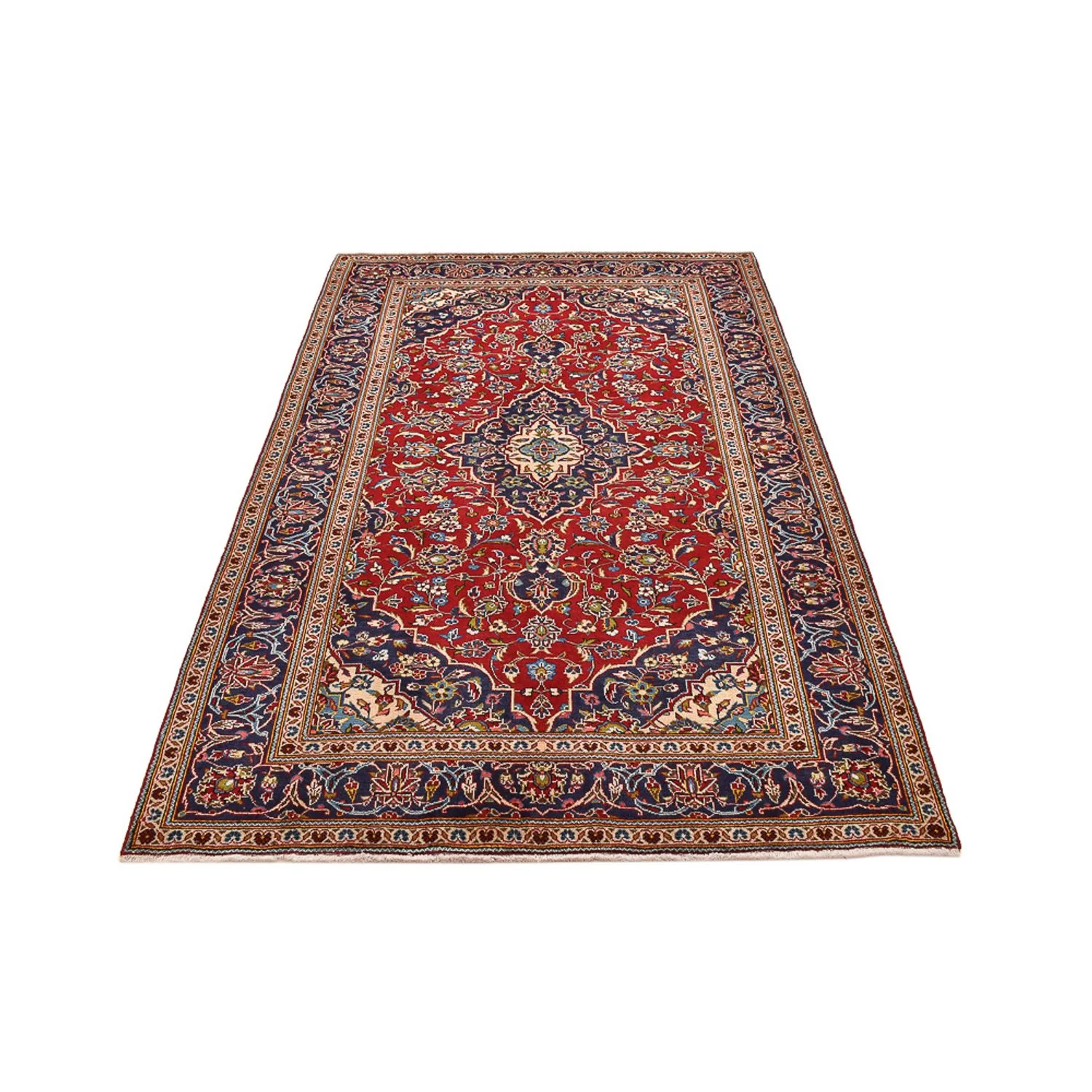 Perserteppich - Keshan - 243 x 148 cm - rot - Image 5