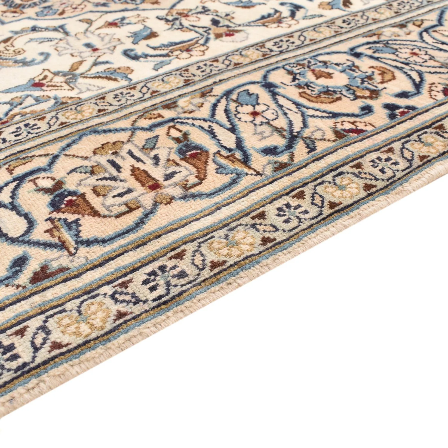 Perserteppich - Keshan - 251 x 143 cm - sand - Image 3