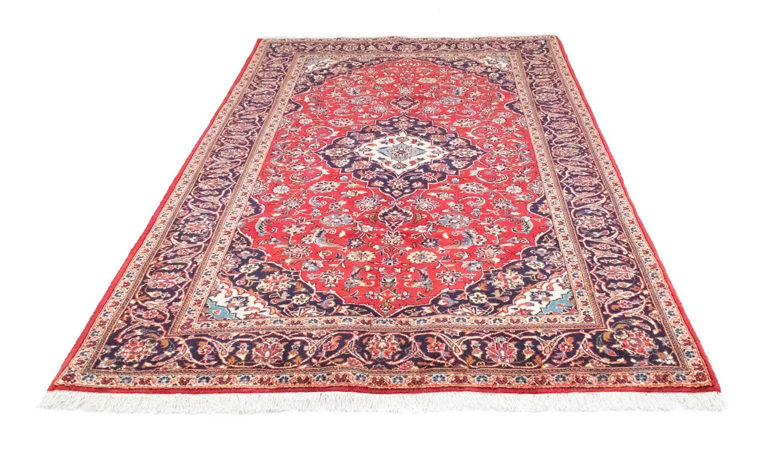 Perserteppich - Keshan 251 x 146 cm - rot - Image 5