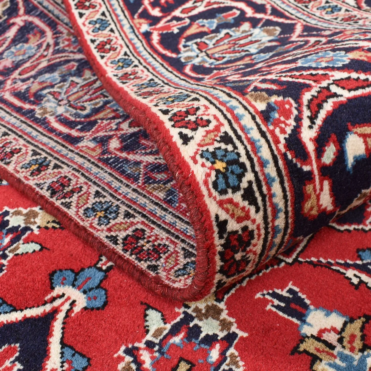 Perserteppich - Keshan - 253 x 144 cm - rot - Image 4