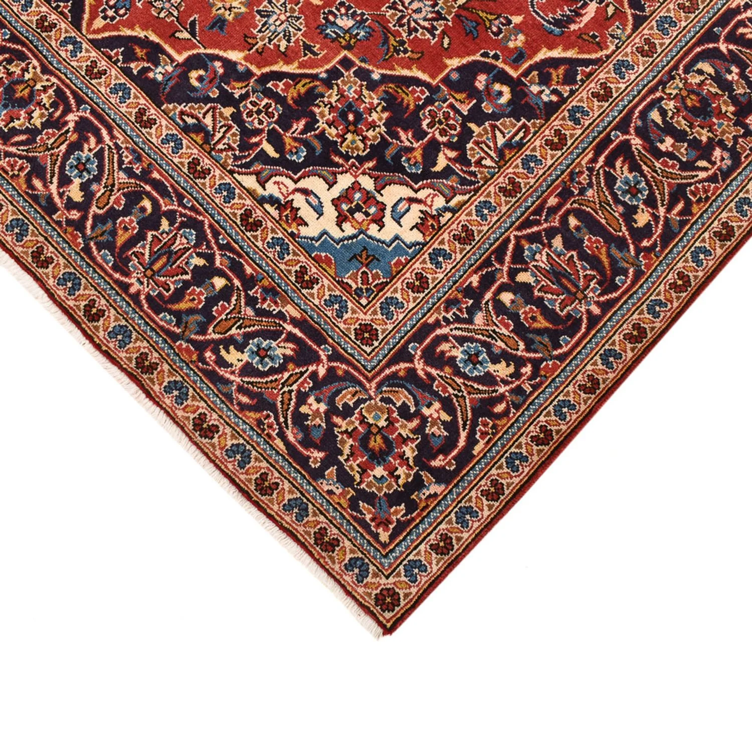 Perserteppich - Keshan - 253 x 150 cm - rot - Image 2