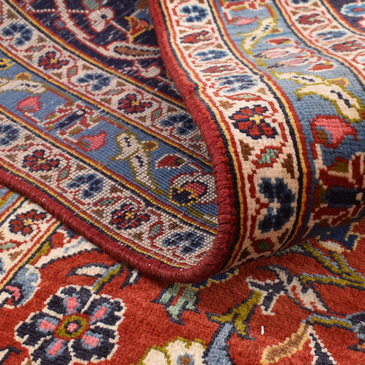 Perserteppich - Keshan - 253 x 225 cm - rot - Image 4