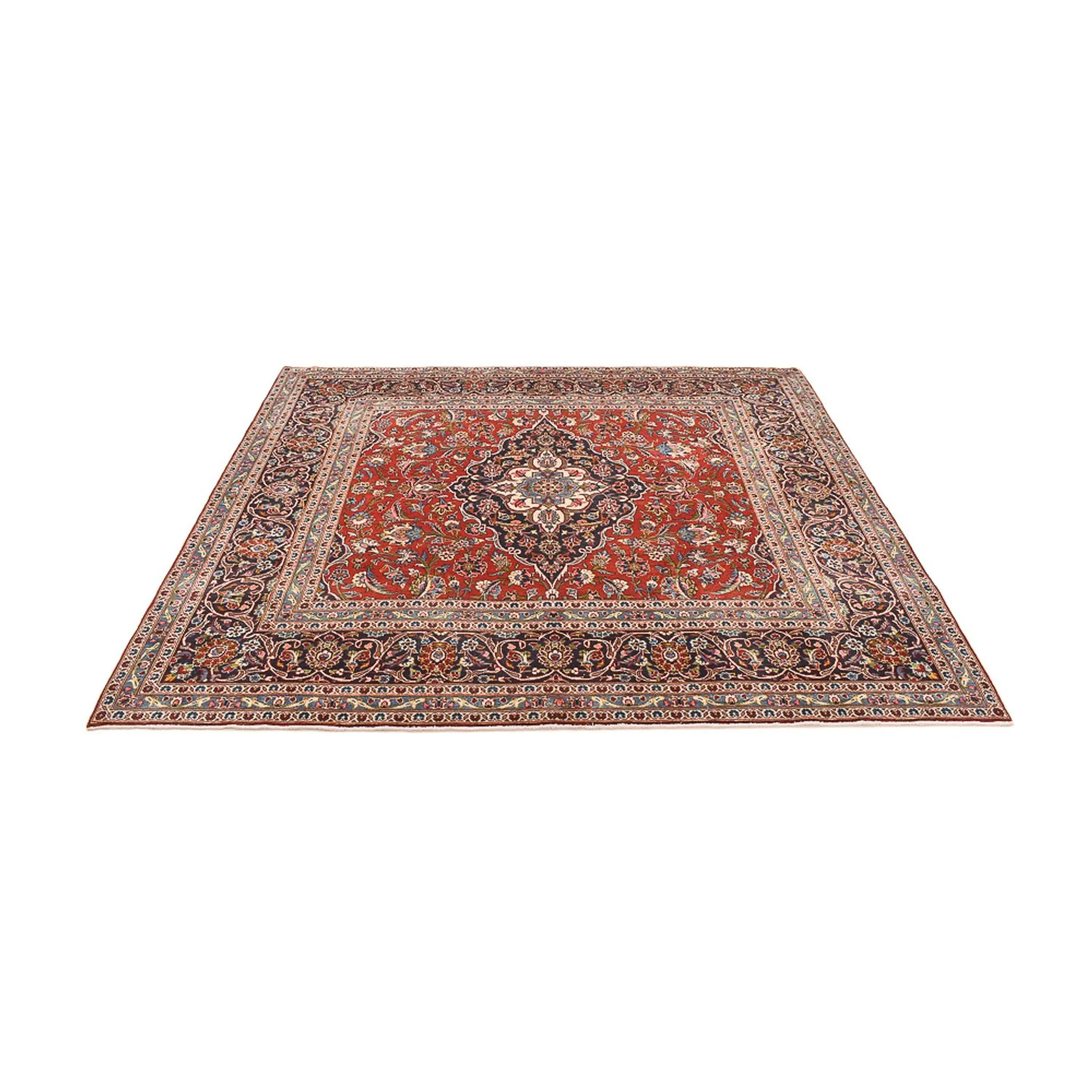 Perserteppich - Keshan - 253 x 225 cm - rot - Image 5