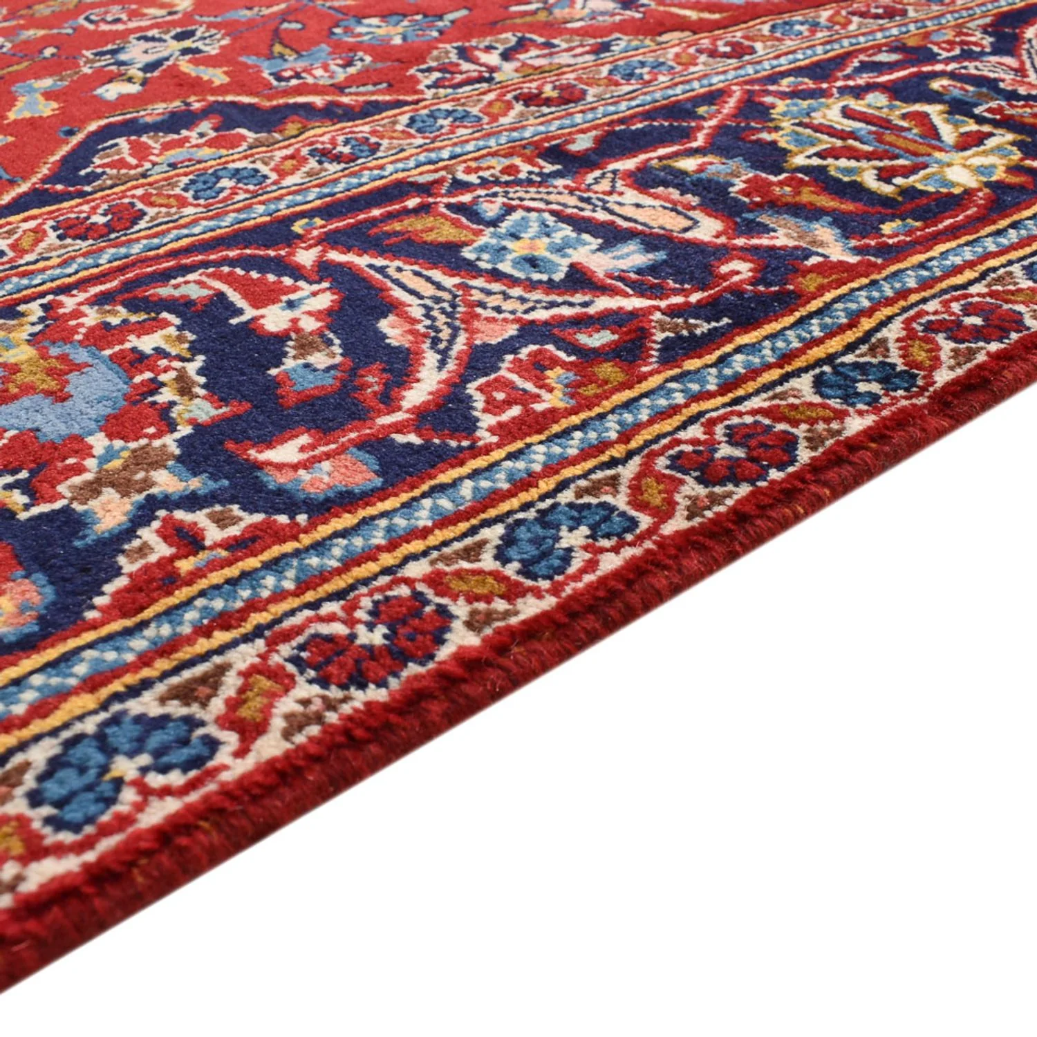 Perserteppich - Keshan - 255 x 151 cm - rot - Image 3