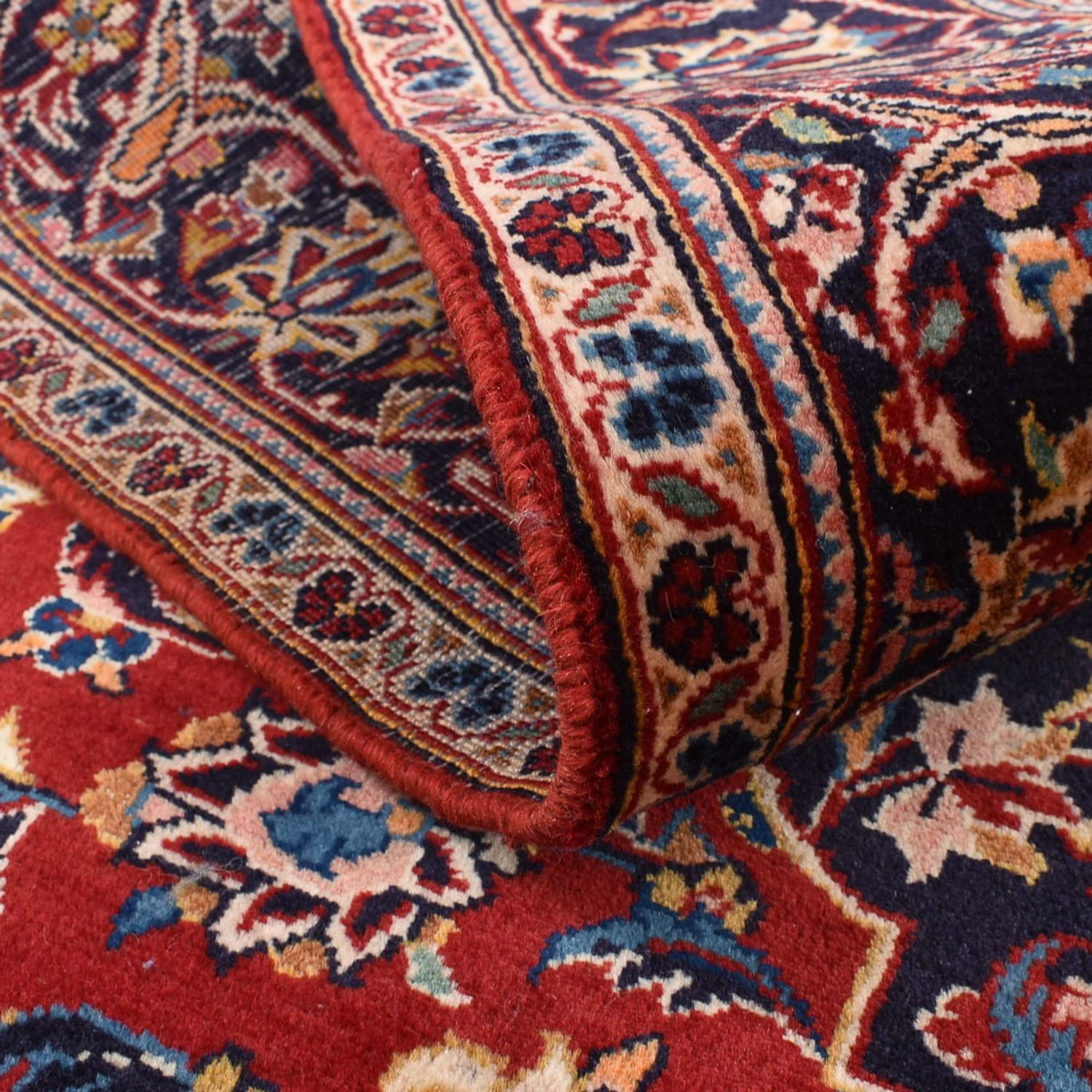 Perserteppich - Keshan - 257 x 146 cm - rot - Image 4