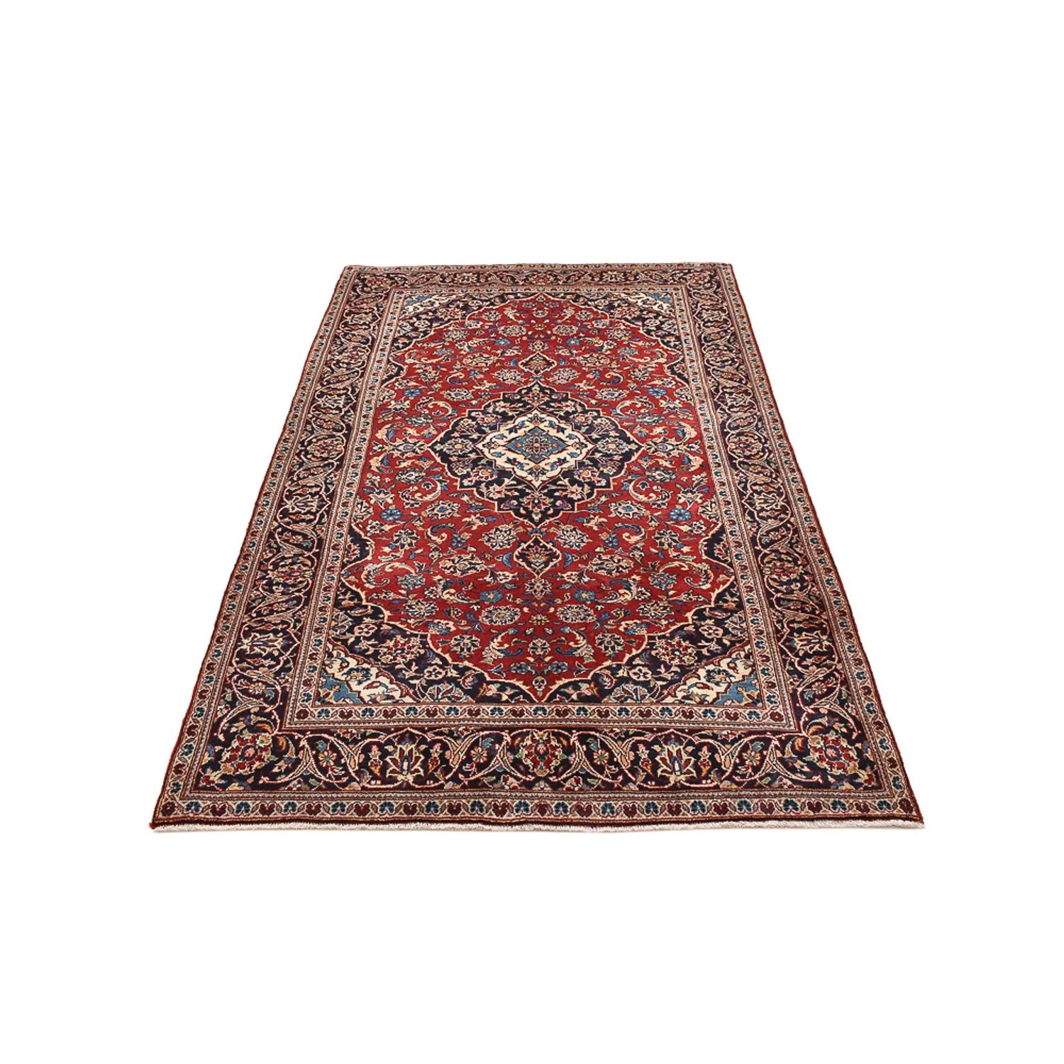 Perserteppich - Keshan - 257 x 146 cm - rot - Image 5