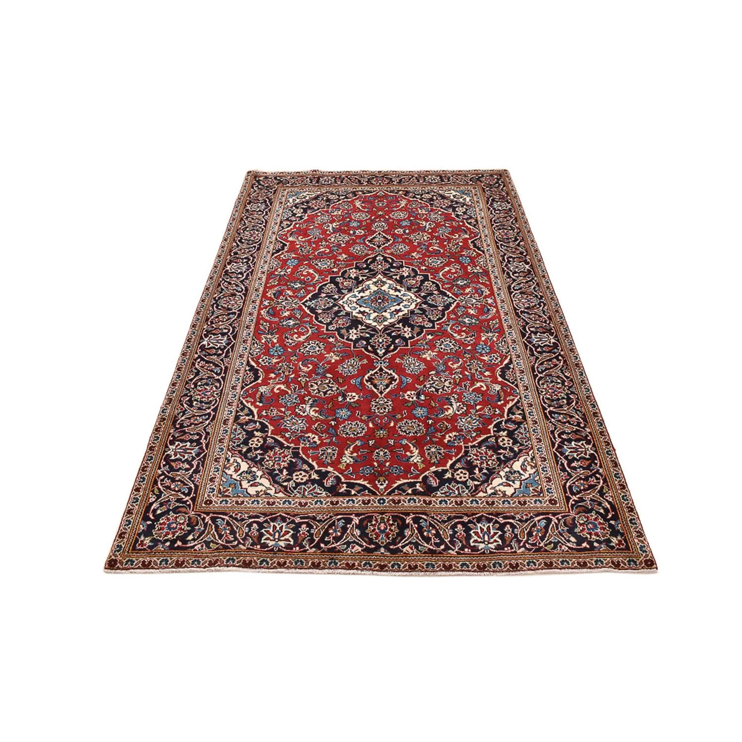 Perserteppich - Keshan - 266 x 147 cm - rot - Image 5