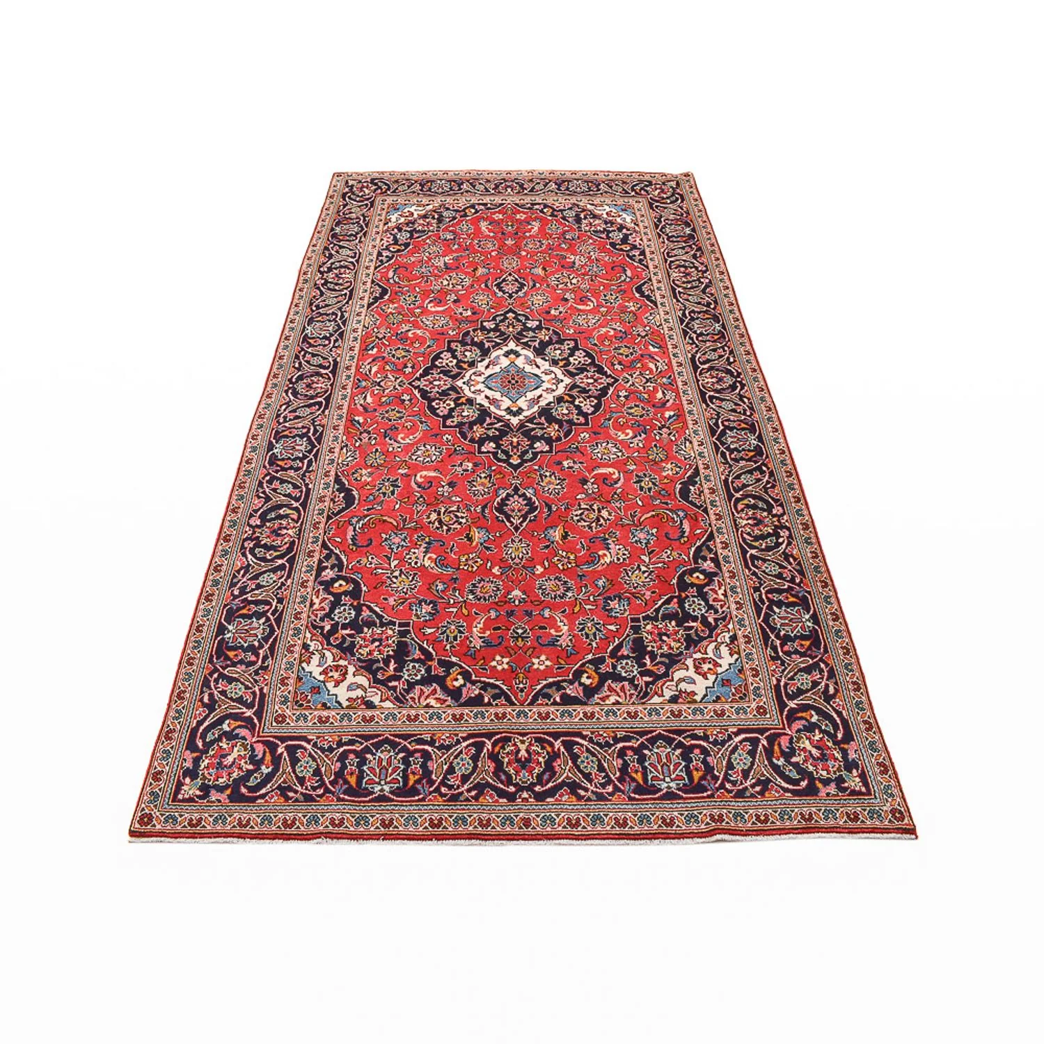 Perserteppich - Keshan - 270 x 144 cm - rot - Image 5