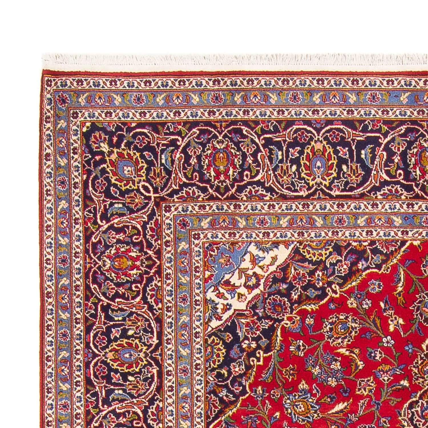 Perserteppich - Keshan - 293 x 202 cm - rot - Image 3