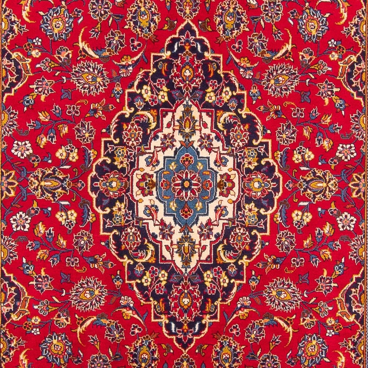 Perserteppich - Keshan - 294 x 194 cm - rot - Image 2