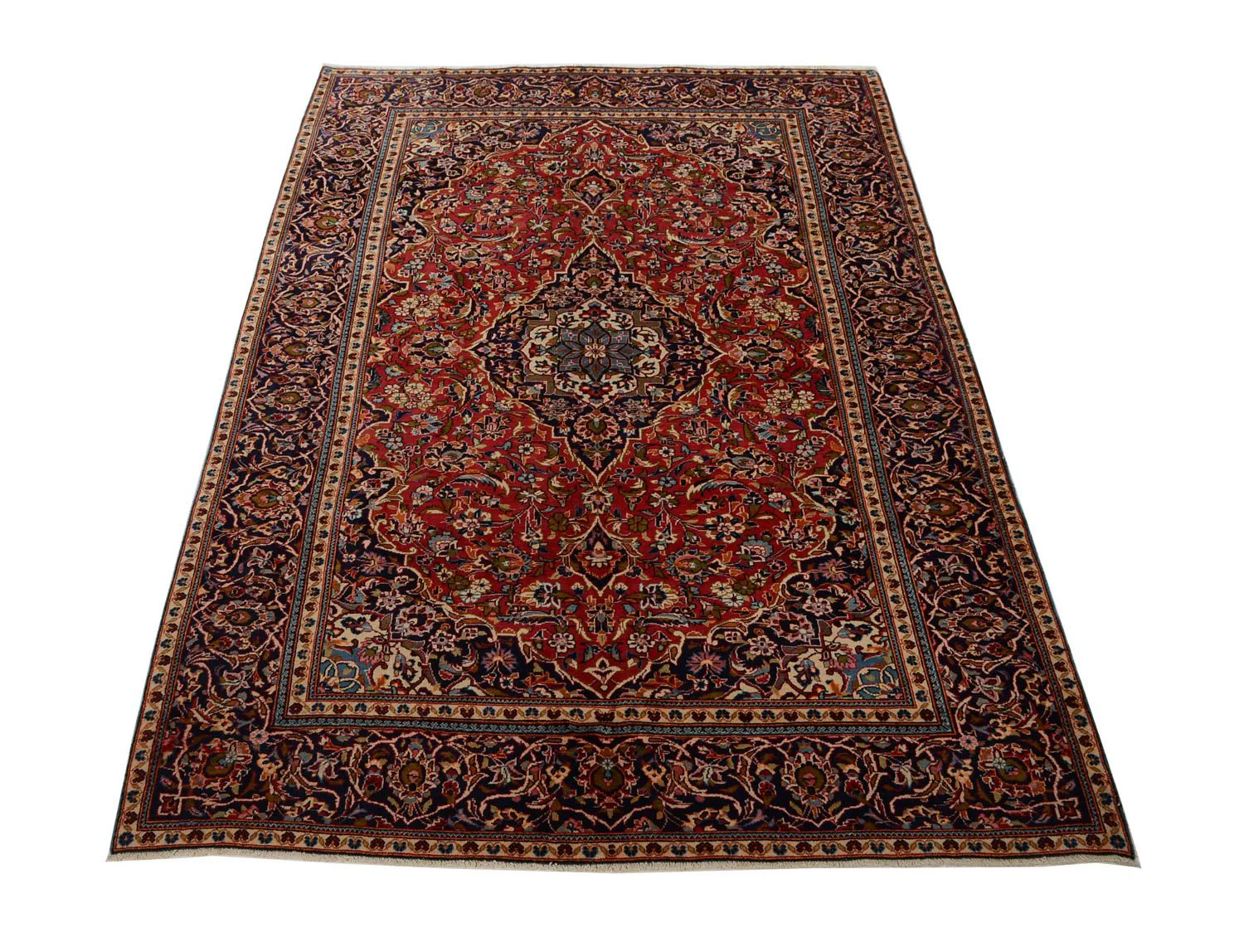 Perserteppich - Keshan 295 x 192 cm - rot - Image 5