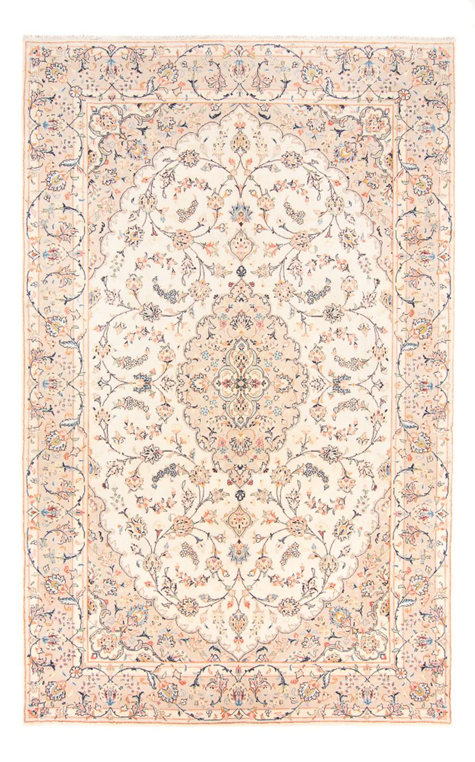 Perserteppich - Keshan - 296 x 196 cm - creme