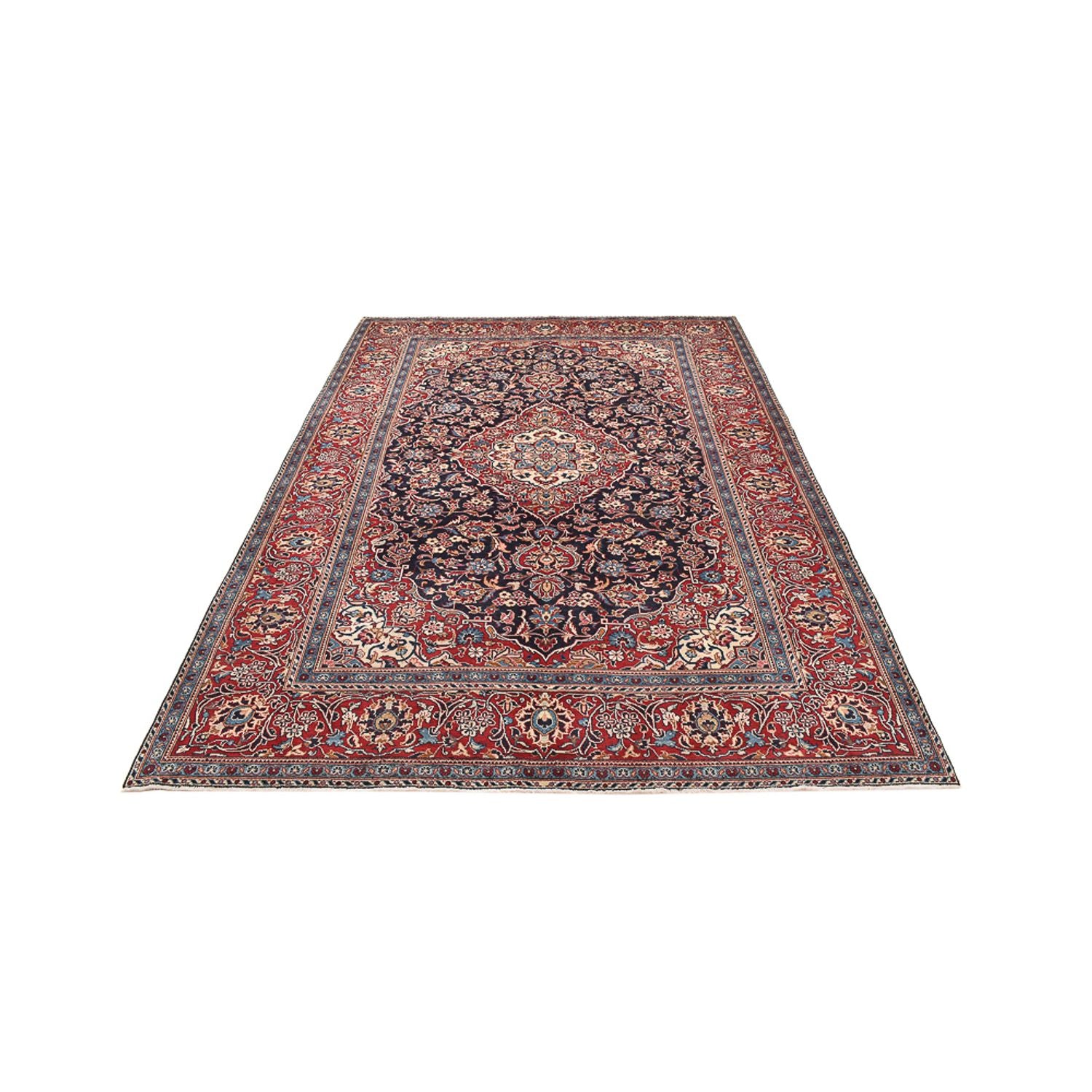 Perserteppich - Keshan - 300 x 195 cm - hellrot - Image 5
