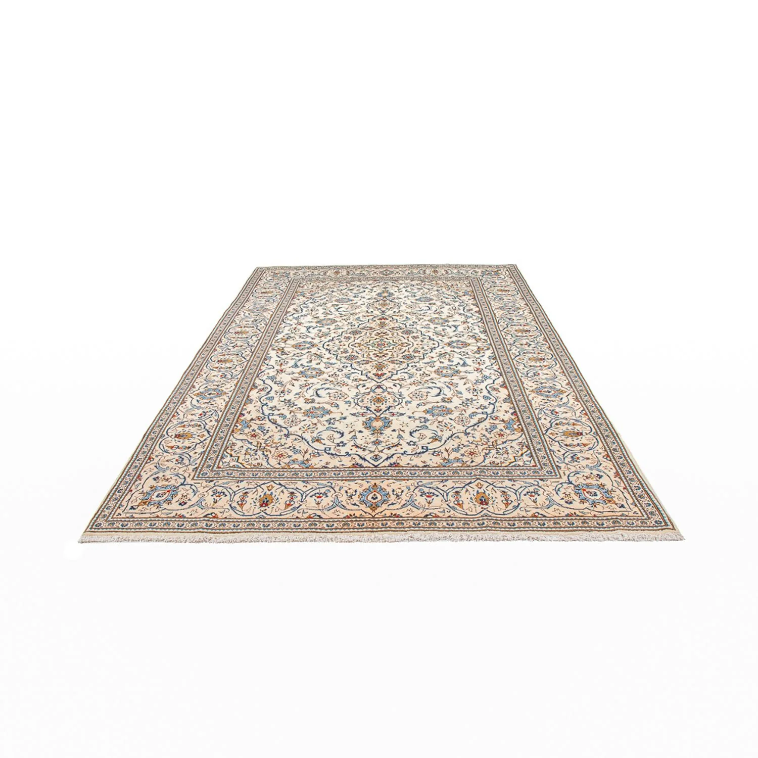 Perserteppich - Keshan - 300 x 196 cm - creme - Image 5
