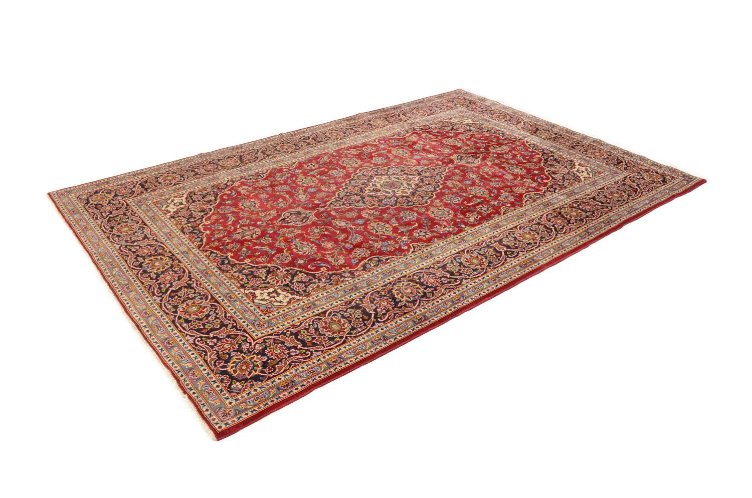 Perserteppich - Keshan 300 x 199 cm - rot - Image 5