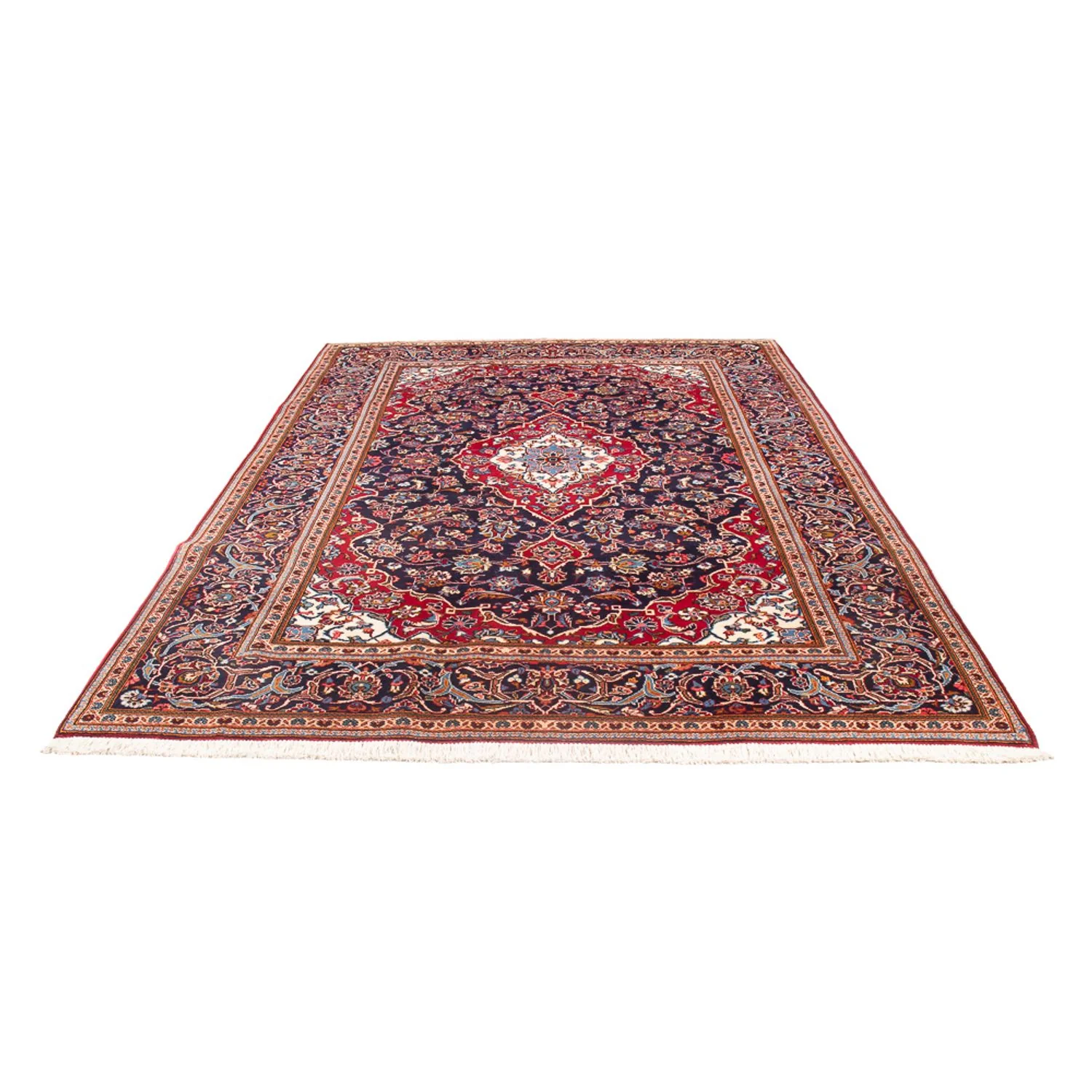 Perserteppich - Keshan - 300 x 200 cm - dunkelblau - Image 5