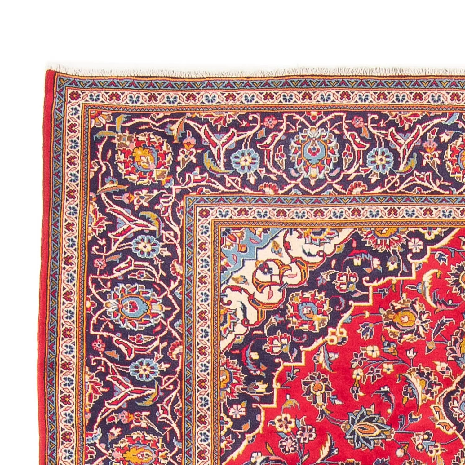 Perserteppich - Keshan - 300 x 200 cm - rot - Image 8