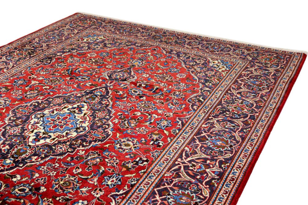Perserteppich - Keshan - 300 x 200 cm - rot - Image 4