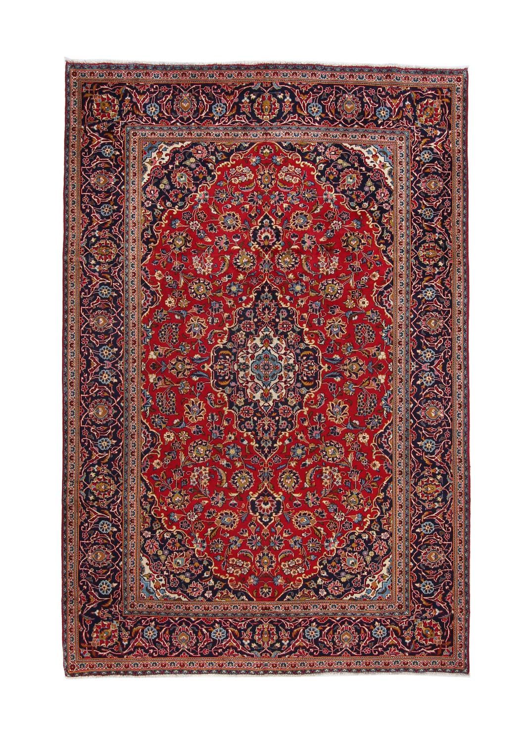 Perserteppich - Keshan 300 x 200 cm - rot
