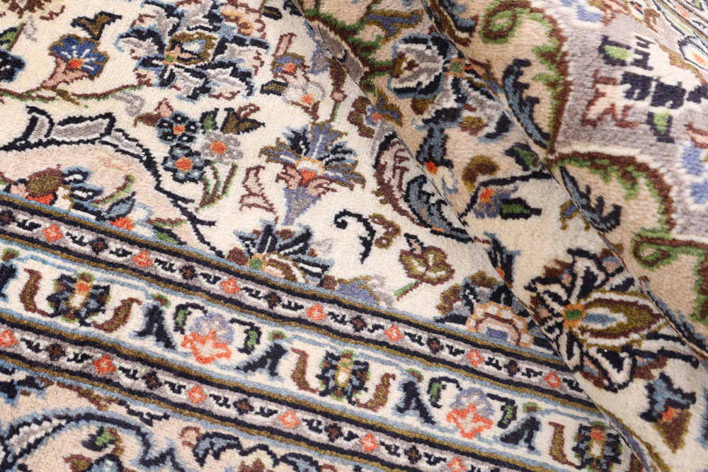 Perserteppich - Keshan - 300 x 205 cm - creme - Image 9