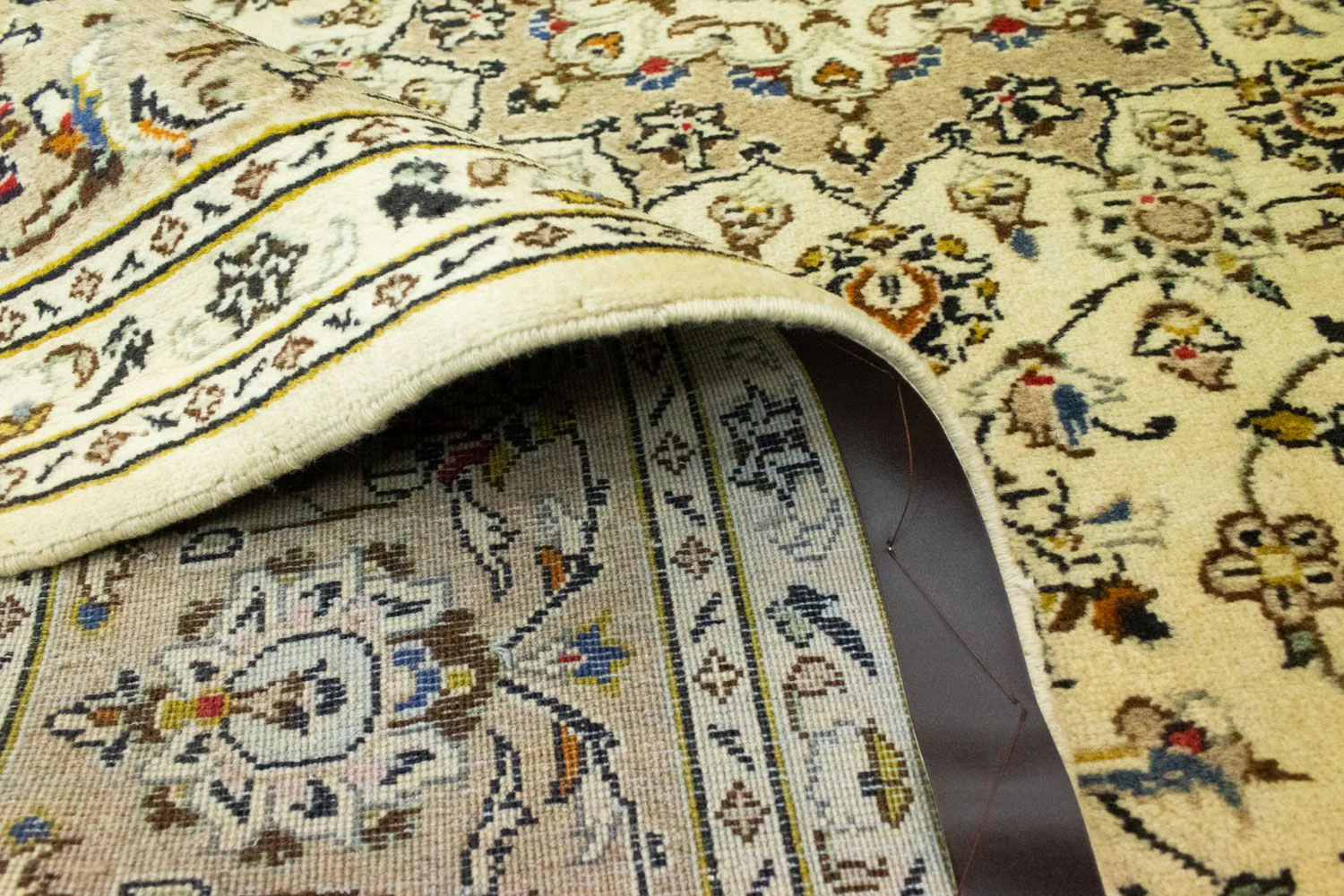 Perserteppich - Keshan 305 x 195 cm - beige - Image 4