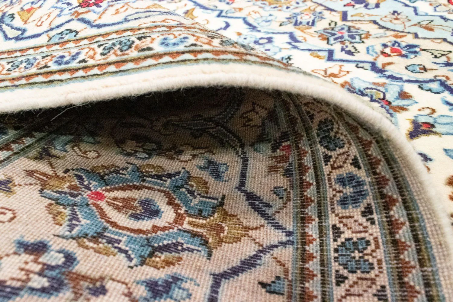 Perserteppich - Keshan 306 x 195 cm - beige - Image 4