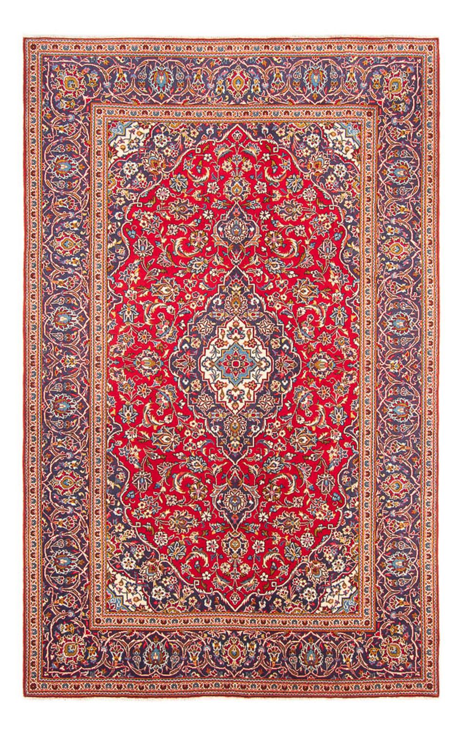 Perserteppich - Keshan - 307 x 198 cm - rot