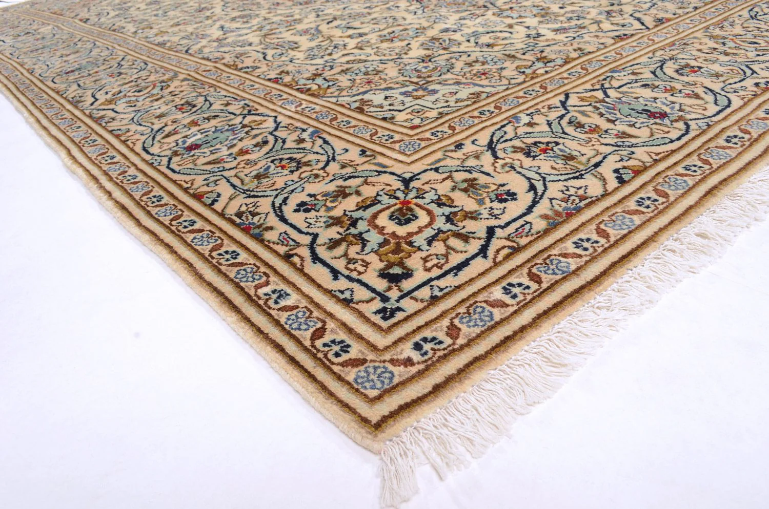 Perserteppich - Keshan 314 x 192 cm - beige - Image 3