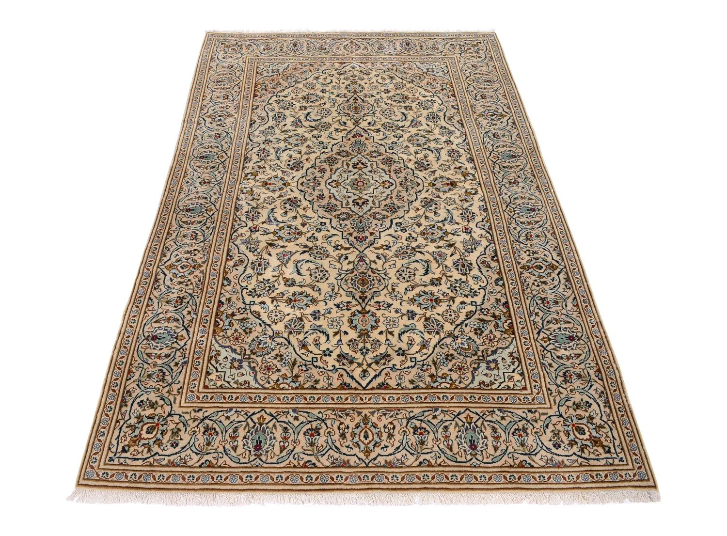 Perserteppich - Keshan 314 x 192 cm - beige - Image 5